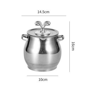 MagiDeal | Grease Container Versatile Heat Resistant Grease Can Storage Jar Lard Strainer for Storing Frying Kitchen Camping Cooking