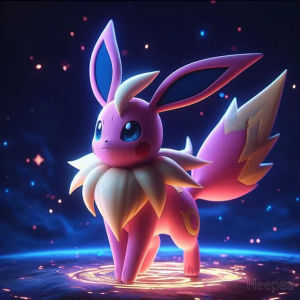 BILIBILI | DIY Eeveelutions Pokemon Diamond Painting Mystical Fantasy Modern Wall Decoration for Living Room Bedroom