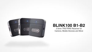 Saramonic Blink100 B2 เสียงคมชัด 2.4GHz ไมโครโฟนไร้สาย ขนาดเล็กกระทัดรัด ไมค์ไลฟ์สด Wireless Microphone