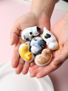 Bộ 5 Đũa Gốm Sứ Nhật Bản Giá Đỡ Dễ Thương Mèo May Mắn Thiết Kế Thân Thiện Với Môi Trường Bộ Đồ Ăn Trang Trí Nhà Cửa Thìa Sushi Giá Đỡ