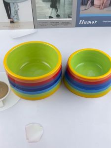 ชามเซรามิค ชามอาหารน้องหมา ชามอาหารสุนัข 6 นิ้ว ขนาด 5.25 x 2.6 และ 6.3 x 3.5