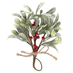 1Pcs 23cm Artificial Berry Green Leaf Vine Pendant for Home Decor Navidad New Year Ornament Christmas Tree Decoration Accessory