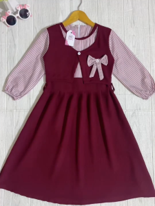 Gamis Yasmin Free Belt Baju Muslim Anak Perempuan Usia 1-12 Tahun Terbaru