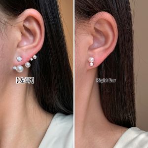 CAFFTI | Asymmetric Full Star Sky Sterling Silver Earrings