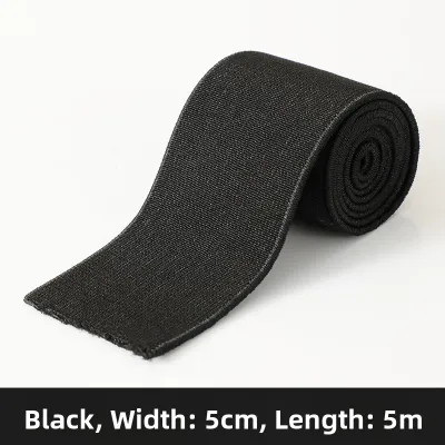 Thickened Elastic Band High Elasticity Durable Pants Head Rubber Band Stretchable Wide Flat Elastic Band for Pants Waist