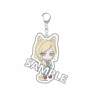 Bandai | For RE Game Peripheral Billy Chris Leon Rebecca Jill Ada Acrylic KeyChain Custom Cartoons Decoration Pendant Creativity Gift