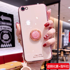 Full Coverage Silicone Phone Case for iPhone 6 plus Anti-Fall Protective Shell with Stand Soft Glue Environmentally Friendly