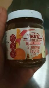 Dinh dưỡng đóng lọ Rau câu trái cây mùa hè cho trẻ từ 6 tháng tuổi trở lên - Heinz Summer Fruits Gel