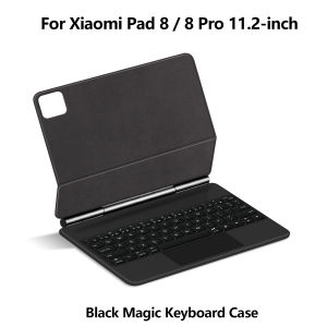 AJIUYU | Floating Magic Keyboard for Xiaomi Pad 8 Pro 11.2" Mi Pad 8 MiPad 8 Pro 11.2 Smart Case Folio With TrackPad Keyboard Stand Case