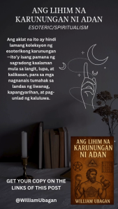 Ang Lihim na Karunungan ni Adan l William Ubagan l Pocketbook l Esoteric Wisdom