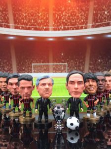 AC Milan Football Team Model Collectible Dolls Memorabilia Gift Box Italian Serie a Sports Fans Supplies Peleiro Kaka Baldo