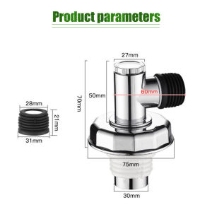 Floor Drain Mesin Cuci Konektor Tee Floor Drain Connector Washing Machine Floor Drain Connector Deodorization Anti-Overflow/Sambungan Pembuangan Air Mesin Cuci