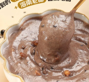 ผงมะพร้าวดิบห้าดำ 224g448g ในถุงงาดำถั่วดำ 生椰五黑粉