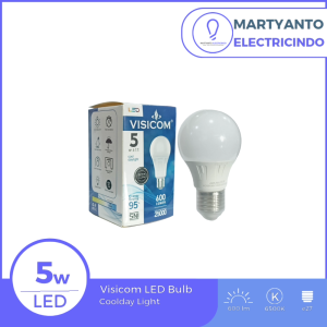 Lampu LED Bulb Visicom 05 Watt Warna Putih