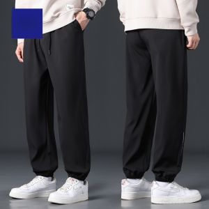 ROMON | Loose Mens Sports Pants Romon Autumn Winter New Style Trendy Heavyweight Sweatpants Large Size Casual Long Trousers
