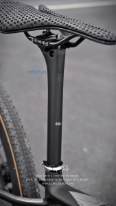 Cọc Yên Xe Đạp Carbon Toseek C60 Ultra Light Thẳng Dài 40cm Seat Post