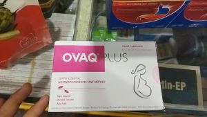 Ovaq Plus Chính Hãng - Bổ sung dưỡng chất cần thiết cho phụ nữ trước khi mang thai  Hỗ trợ trứng khỏe tăng khả năng mang thai - Hộp 30 viên