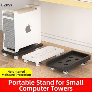 Durable Adjustable CPU Stand with Wheels