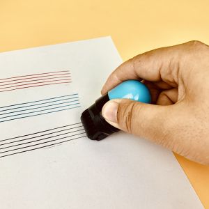 Music Staff Stamp Roller Music Notation Teaching Aid for Piano Guitar Musical Instrument Engraving Tool Cultural Supplies