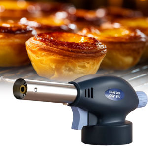 Portable Welding Gas Torch Flame Butane Burner Outdoor Camping BBQ Lighter Flamethrower Kitchen Supplies Welding Equipment