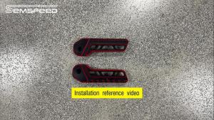 SEMSPEED Motorcycle CNC Foldable Rear Footpeg Passengers Footrest Matting For Giorno+125 2021-2026