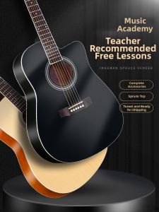 Acoustic Guitar for Beginners with Electric System