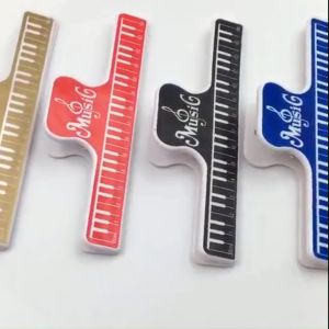 15cm ABS Music Sheet Clip Book Holder Music Score Fixed Clips Piano Guitar Performance Practice