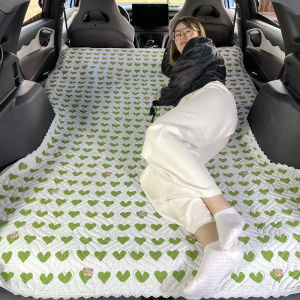 Non-Inflatable Foldable SUV Trunk Mattress Dirt-Resistant Car Carpet Camping Self-Driving Tour Bedding Blanket by DiBaYi QinL