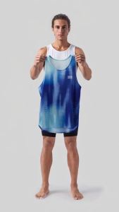 RockBros | ROCKBROS Outdoor Running Vest Breathable Lightweight Racing Marathon Sleeveless Top for Men Women Quick‑Dry Bike Sports Jersey