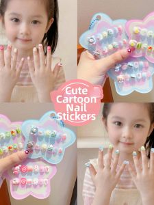 WAMEN | No Glue Non-harm Nails Soft Cartoon Nail Stickers