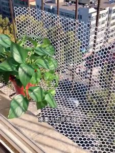50cm/1m/2m Plastic Safety Net Balcony Railing Protection Net Baby Halang Kucing Masuk Pe Mesh Plastik Jaring Pagar 阳台网