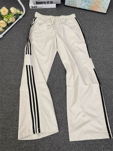 Quần Thể Thao Ba Sọc Mỹ Rộng Rãi Cho Nam Mùa Hè Quần Dài Ống Rộng Thẳng Quần Dài Thường Ngày Quần Dài Công Binh