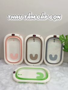 Thau Tắm Gấp Gọn Cho Bé Sơ Sinh V-BABY P01