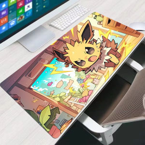 Bandai | Mouse Pad PC Speed Type Varpet Mat for E-sports Players Laptop Keyboard Pad P-Pokemon Eevee Mousepad Office Computer Desk Mat