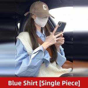 SUSIEYUAN | Preppy Style Spring Knit Top Set