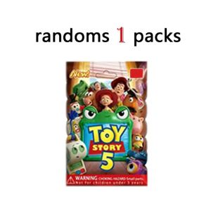 Disney | Anime Movie Toy Story Blind Box Andy Buzz Lightyear Woody Doll Handmade PVC Model Toy Desktop Ornament Birthday Gift Blind Box