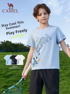 CAMEL | Printed Quick-dry Loose-fit T-shirt
