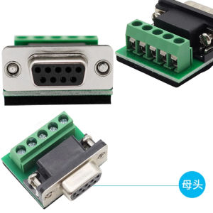 Weld-Free DB9 Male/Female Terminal Block RS232/RS485/RS422/TTL Wiring Board Terminal Port UTEK USB Hub/Converter Digital Accessories