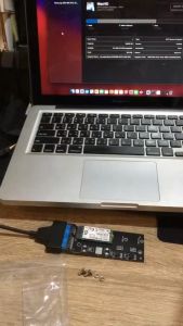 อะแดปเตอร์ M.2 NGFF SSD to SATA 3 แปลง M.2 เป็น SATA 3 สำหรับเครื่องที่ไม่มีช่องเสียบ M.2 ได้ความเร็วสูงสุดเท่า SATA3 ***ไม่รองรับ NVME***