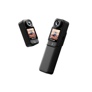 SJCAM กระเป๋า C300 4K กล้องแอคชั่นแคมเมราขนาดเล็กกล้องจิ๋วสำหรับการมองเห็นได้ในเวลากลางคืน Vlog เครื่องบันทึกการปั่นจักรยานมอเตอร์ไซค์