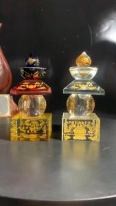 Tháp xá lợi chất liệu pha lê MS19 cao 12cm