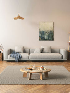 Detachable And Washable Modern Italian Cotton Linen Fabric Sofa Horizon Series for Living Room by Baishi Shunfeng Delivery