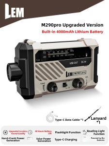 LEM | Emergency Hand Crank Radio Flashlight