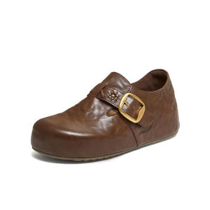 Autumn Full Coverage Leather Elevating Flats
