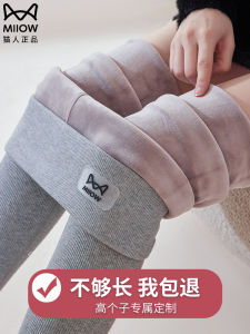 Quần Lót Dày Lông Cừu Dày Mùa Đông Cho Nữ Quần Lót Cotton Ấm Áp Dài Đến Giữa Bắp Chân Quần Lót Mùa Thu Quần Lót Mùa Đông