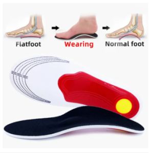 1 Pair of Premium High Bow Support Insole Gel Pad Arch Support Flat Heel Pain Relief Orthopedic Womens Orthopedic Foot Pain Damping Pad