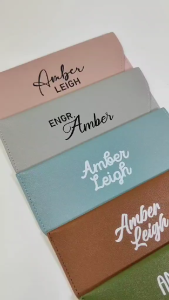 Personalized Glasses Case Portable Sunglasses Bag Protective Cover Flat Faux Leather Free Name Customizable Design