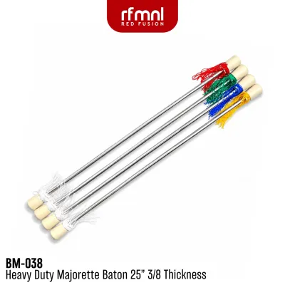 Heavyduty Majorette Stainless Baton 3/8” Thickness BM-038