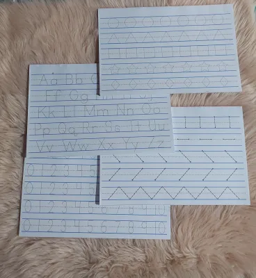 TRACING PAD (40 SHEETS) PAKI MESSAGE PO ANG NAME FOR NAME TRACING PAD