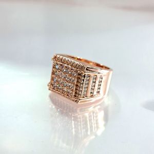 Cincin Pria Berlian Titanium Vier Anti Karat Super Mewah 20